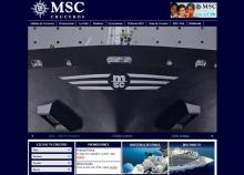 MSC Cruceros mejora el diseño y contenido de su web Imagen del portal MSC Cruceros